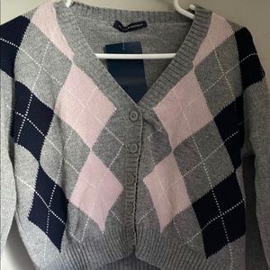ARGYLE BRANDY MELVILLE SWEATER W/ FREEBIES